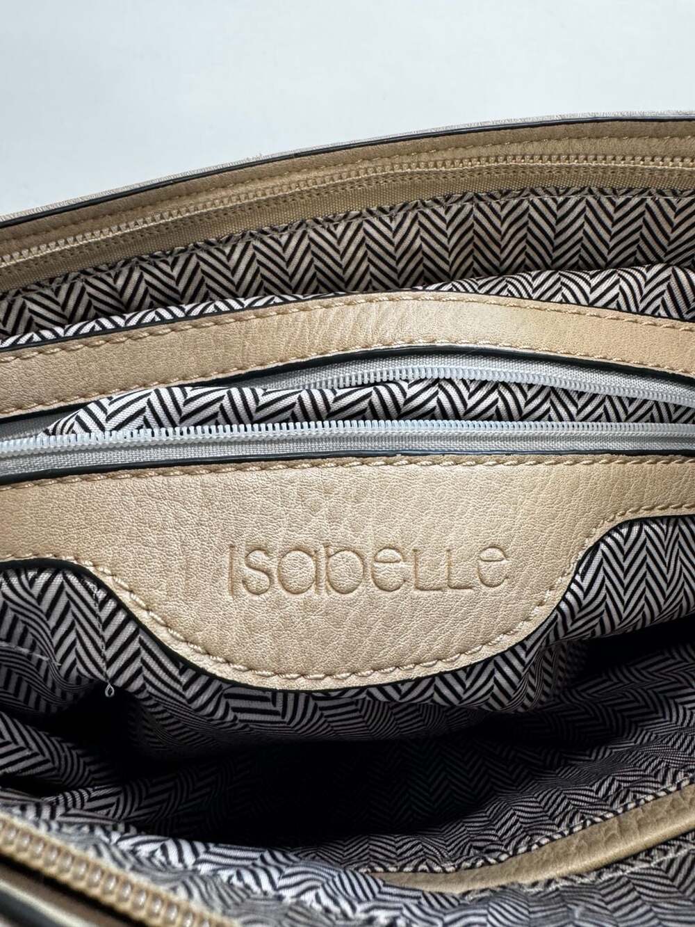 Isabelle Tan Vegan Faux Leather Crossbody Bag with Braided Detail